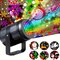 16-Pattern Christmas Projector Light - USB Powered Rotating Stage Effect